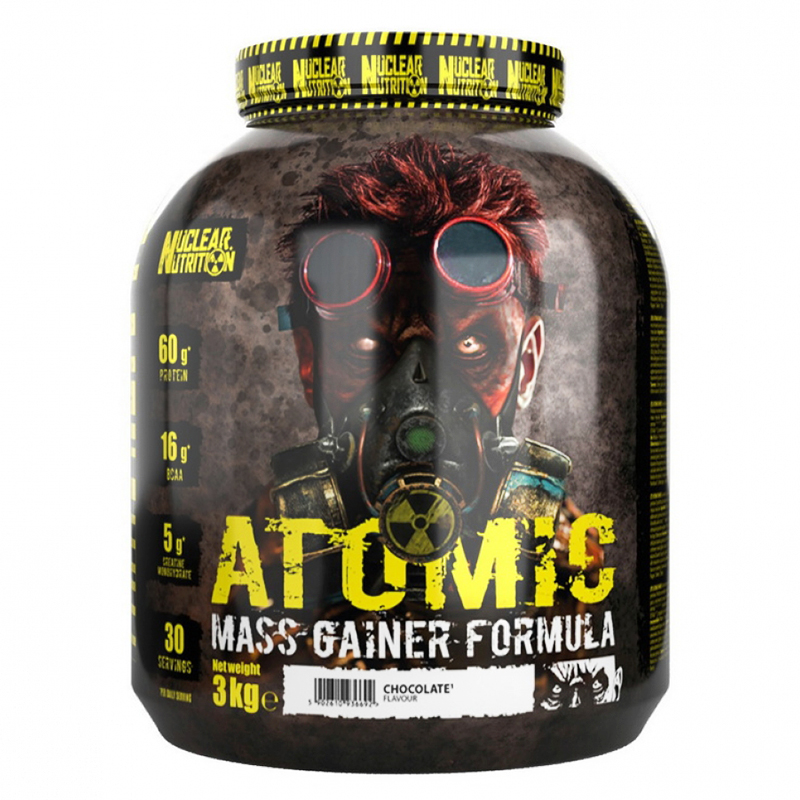 Гейнер Nuclear Nutrition Atomic Mass Gainer Formula 3000g
